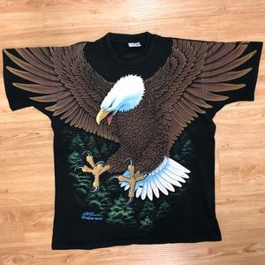 Vintage 1994 Liquid Blue Eagle /// Travis Scott